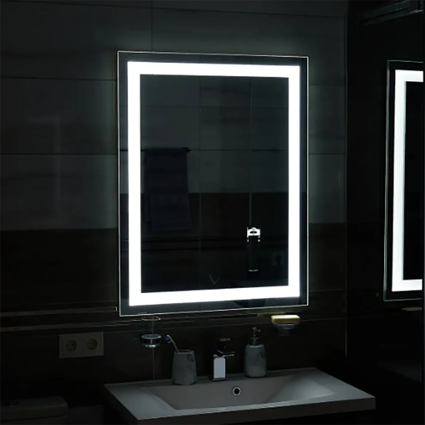 Зеркало Global Glass MR-1 700х900, с LED-подсветкой - Фото 1